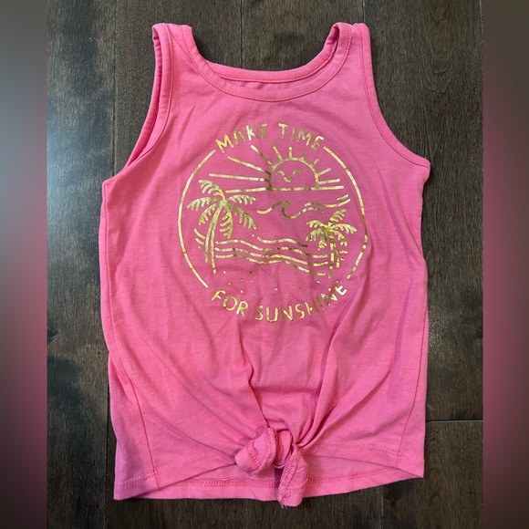 🌸 Toddler Girl Summer Tops set lot of 3 tank tops one NWT size 2T - Picture 6 of 12